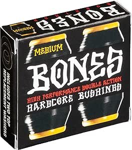 BONES BUSHINGS (JEU DE 4 GOMMES) MEDIUM BLACK