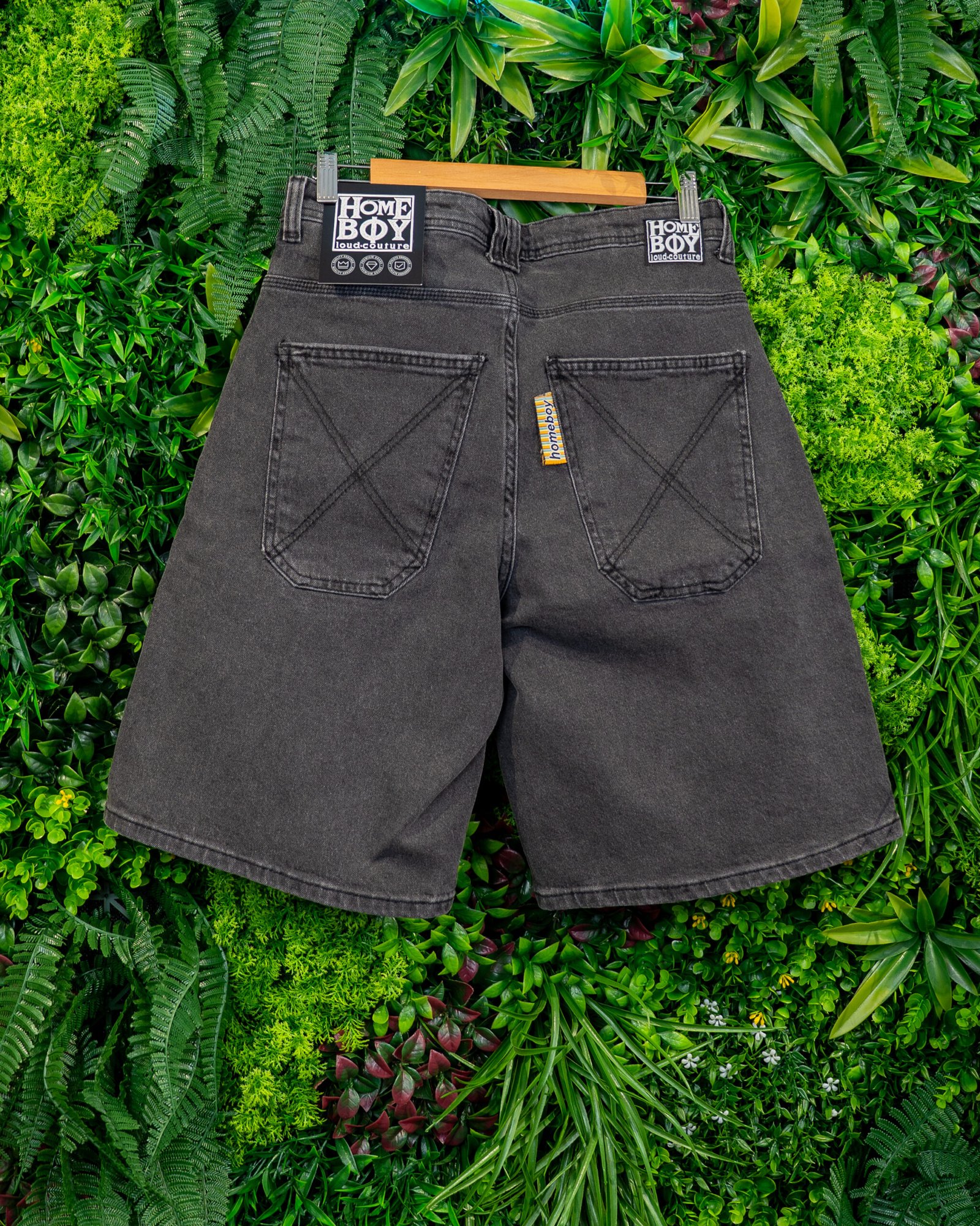 SHORT EN JEAN HOMEBOY GREY