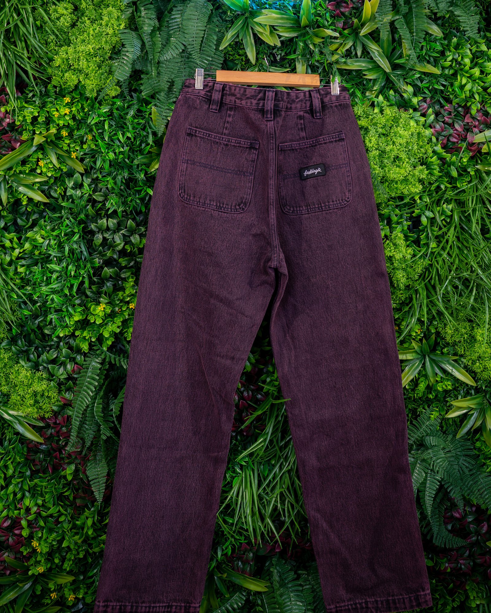 JEAN MAKER PANTS PURPLE DENIM ANDFEELINGS