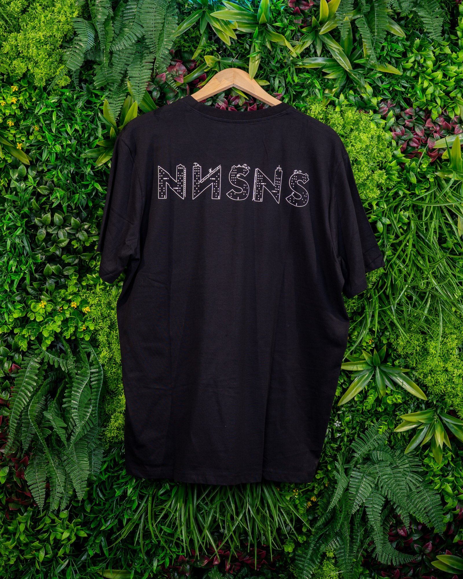NONSENSE T-SHIRT CITY OF NNSNS BLACK