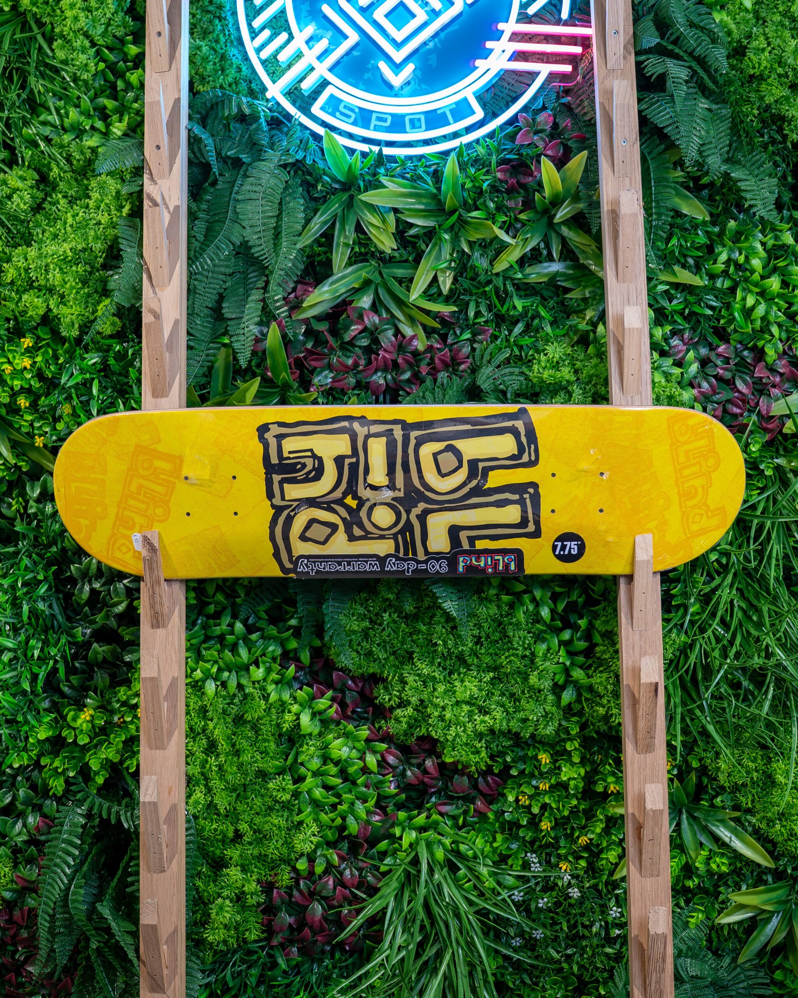 Deck OG Stack Stamp RHM Yellow 7.75" BLIND Skateboard