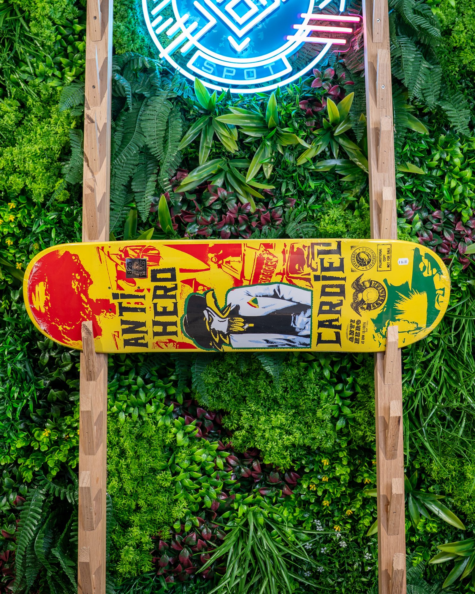 ANTIHERO DECK SELECTORS CARDIEL TF YELLOW 8.25 X 31.5