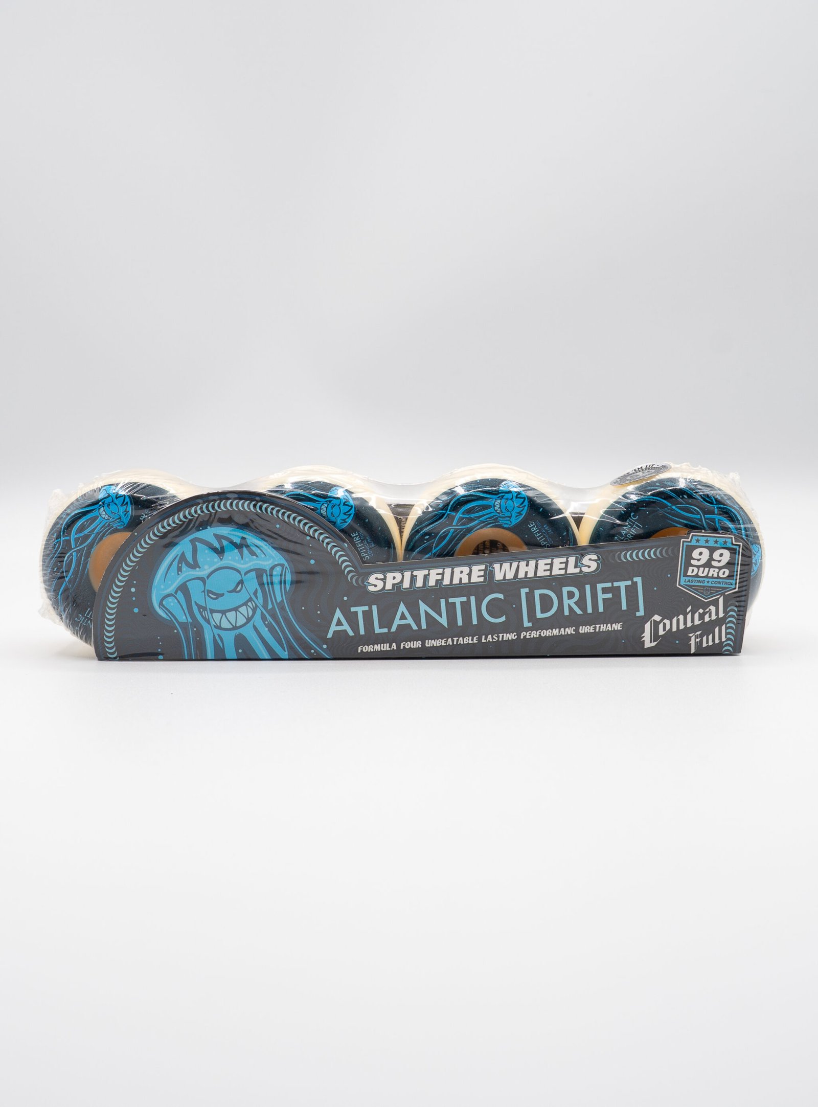 SPITFIRE WHEELS (JEU DE 4) 54MM F4 99 CONICAL FULL ATL DRIFT