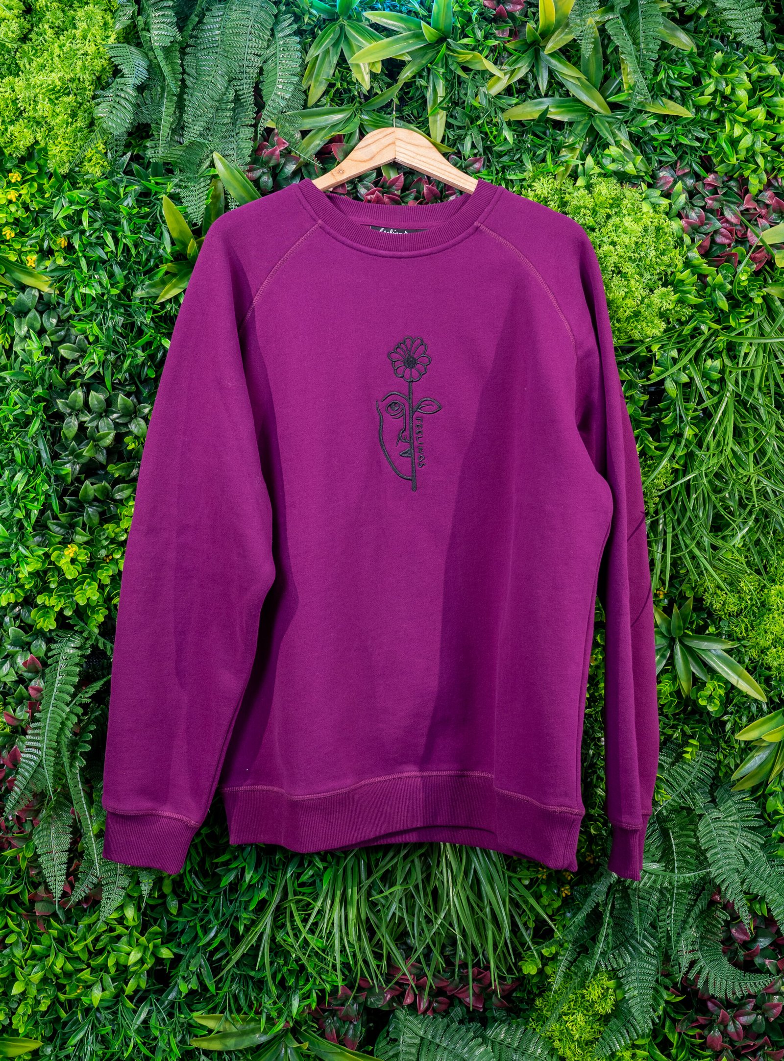 Brea Heavy Crewneck Purple